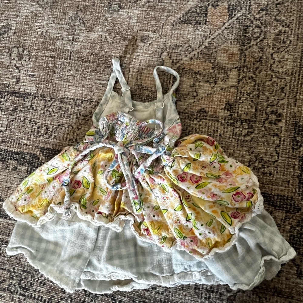 Sweet honey baby girl floral dress - Picture 2 of 5
